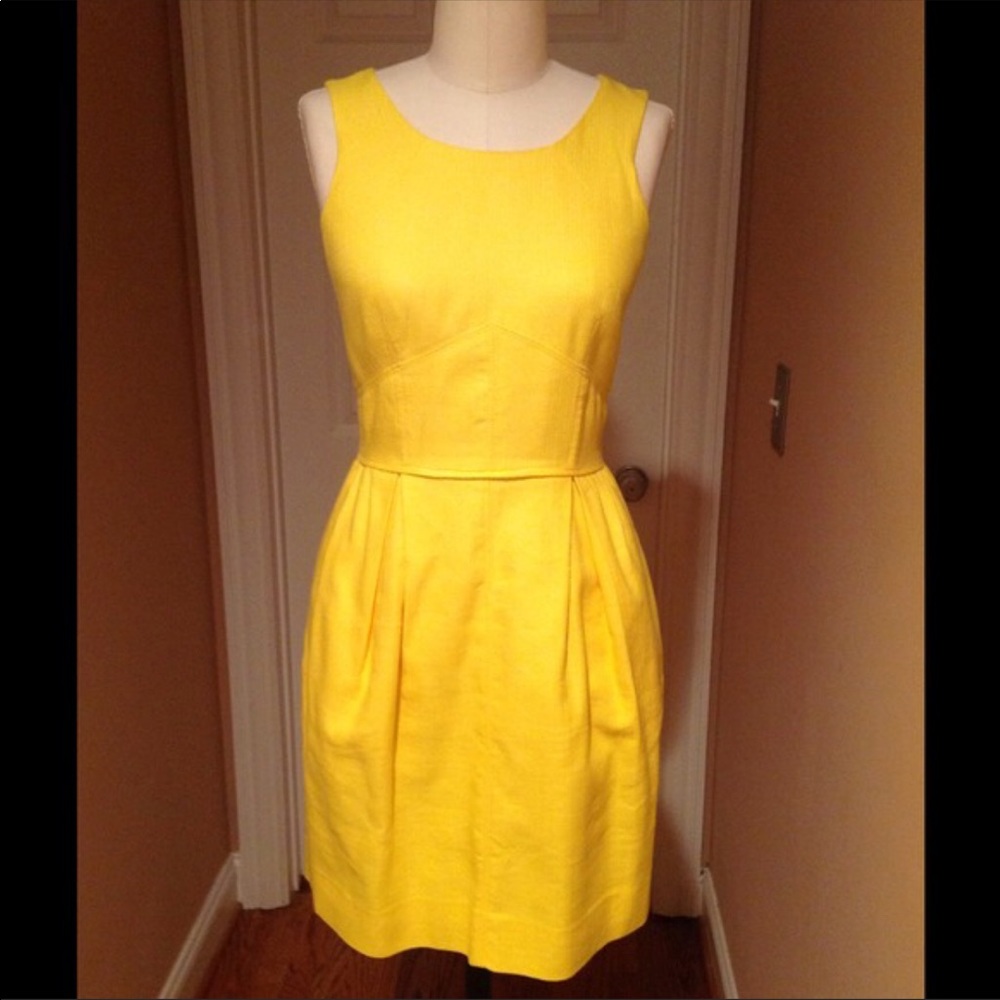 NWT J. Crew Sunny Yellow Dress